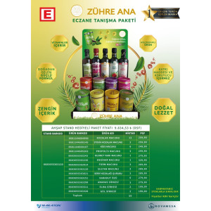 ZÜHRE ECZANE AHSAP STAND DOLU