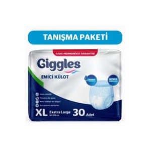 GİGGLES BELBANTLI HASTA BEZİ XL 4X30