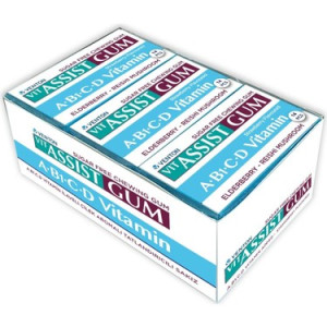 HÜNNAP A-B1-C-D VİTAMİNLİ ÇİLEK AROMALI SAKIZ (PKT-18)