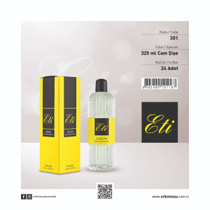 ETI CAM ŞİŞE KOLONYA LİMON 325 ML